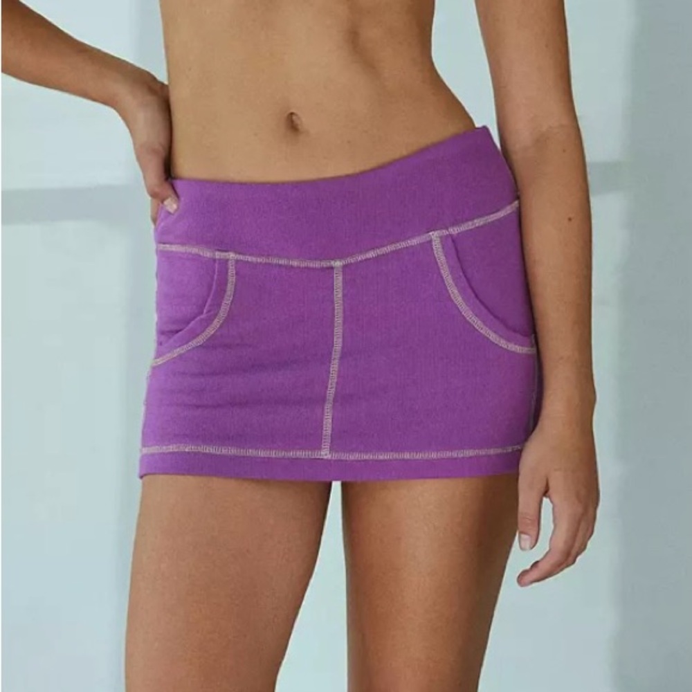 NWT Out From Under Fast Lane Slim Micro Skort size Medium Urban Outfitters